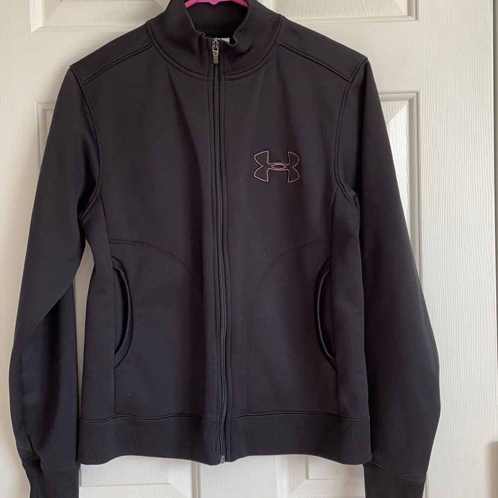 Women’s Under Armour black track jacket size Med